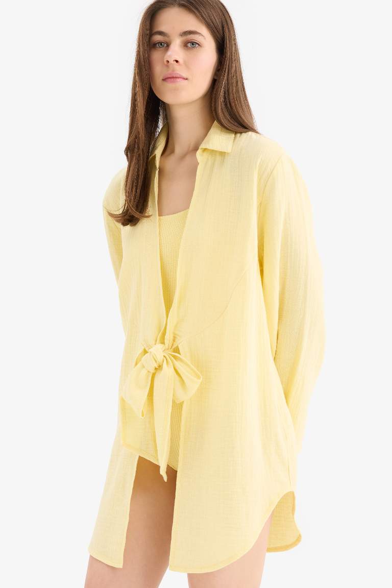 Chemise de plage en mousseline Coupe droite de Fall in Love