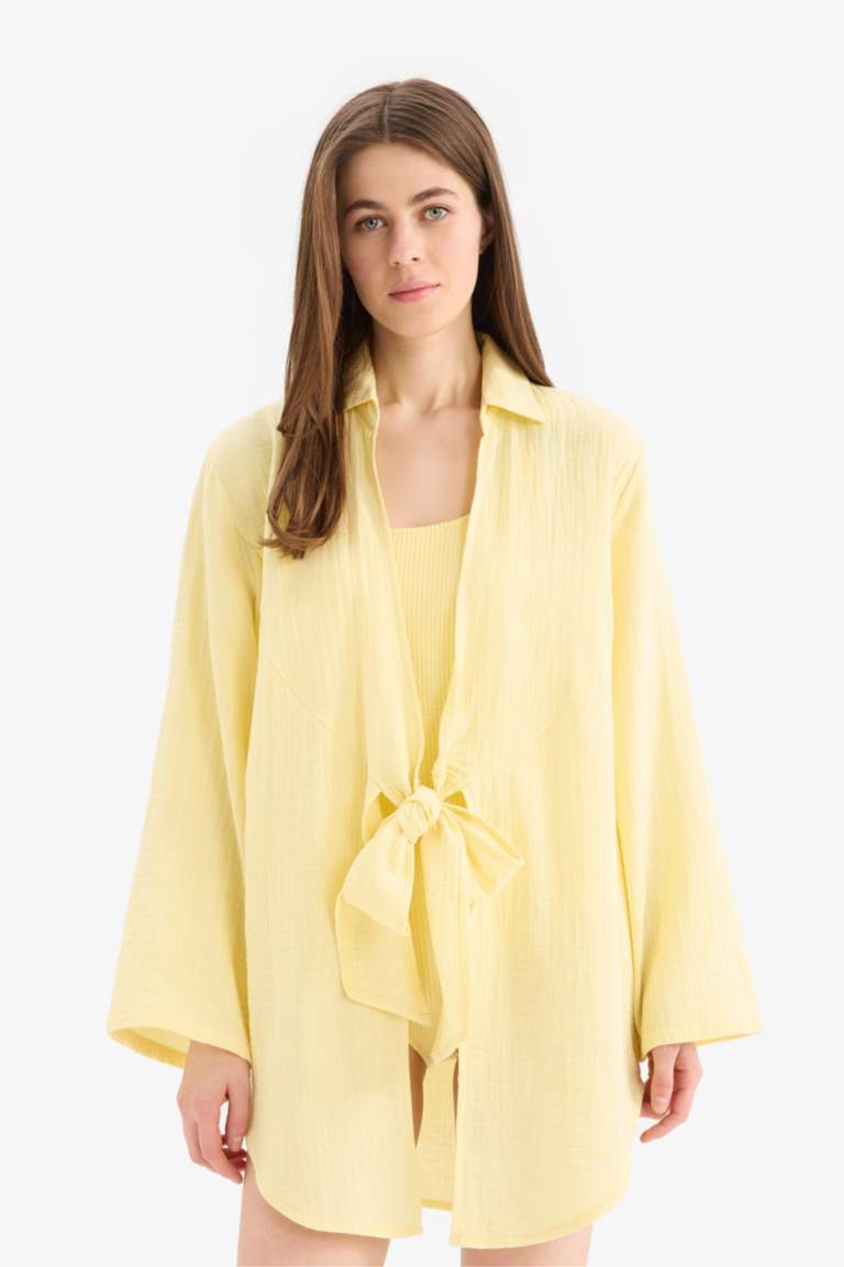 Chemise de plage en mousseline Coupe droite de Fall in Love