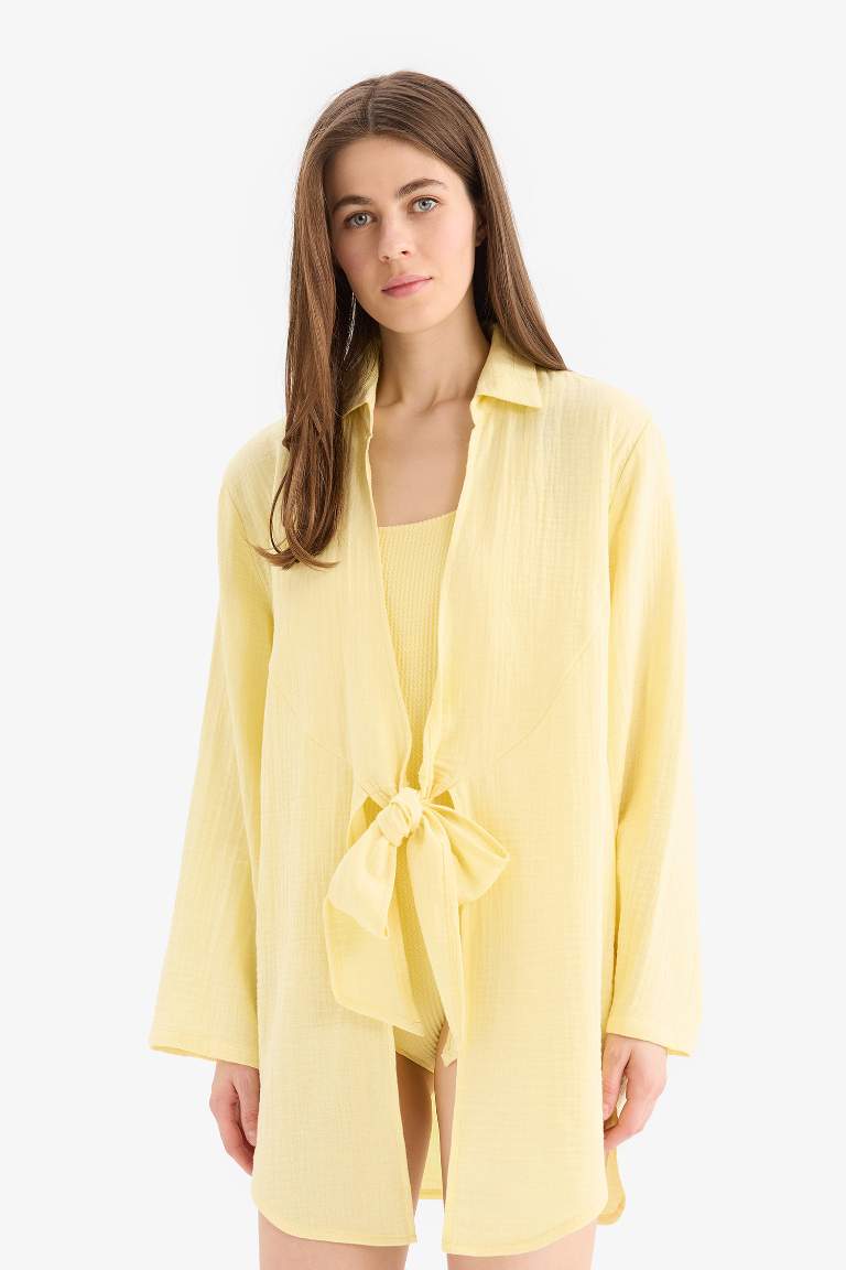 Chemise de plage en mousseline Coupe droite de Fall in Love