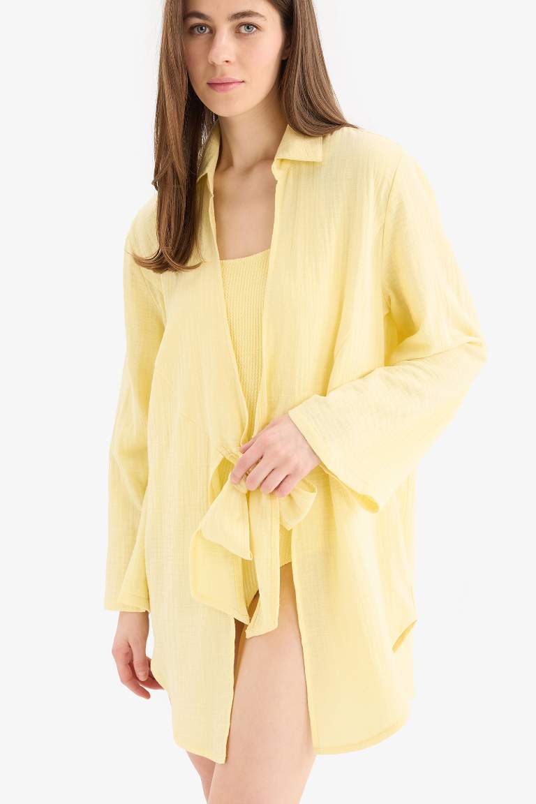 Chemise de plage en mousseline Coupe droite de Fall in Love