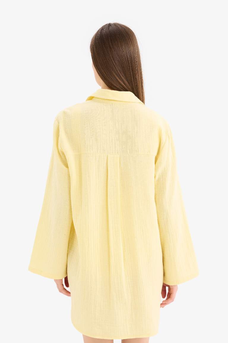 Chemise de plage en mousseline Coupe droite de Fall in Love