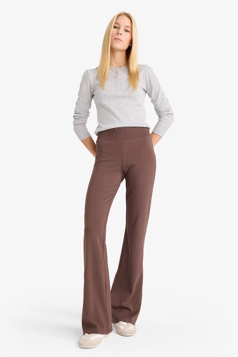 Coool Flare Fit Ribana Pantolon
