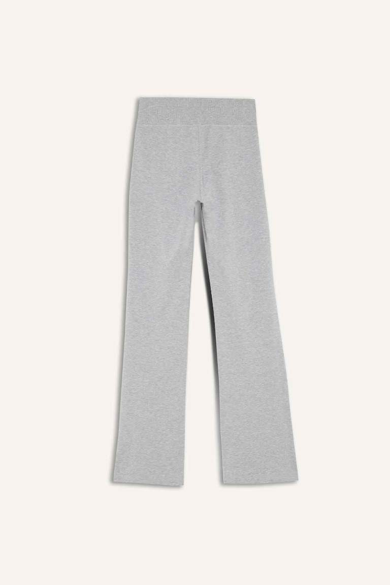Coool Flare Fit Beli Lastikli İspanyol Paça Ribana Pantolon