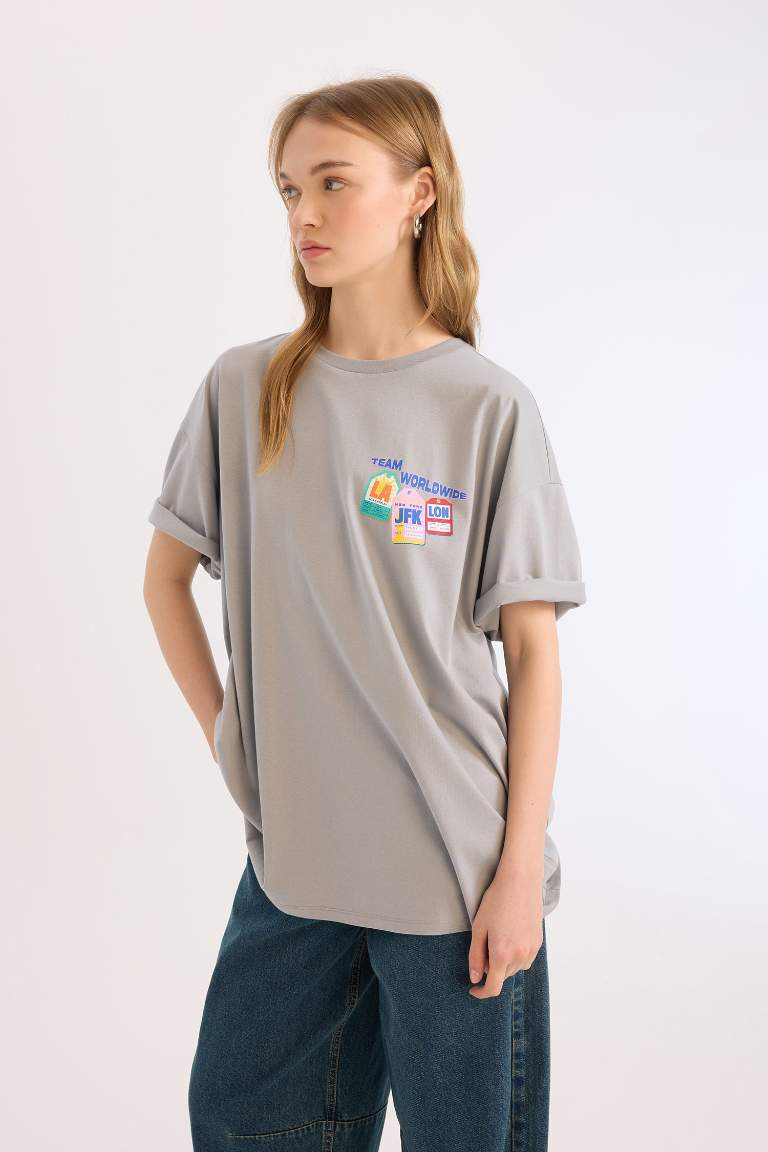 Oversize Fit Short Sleeve T-Shirt