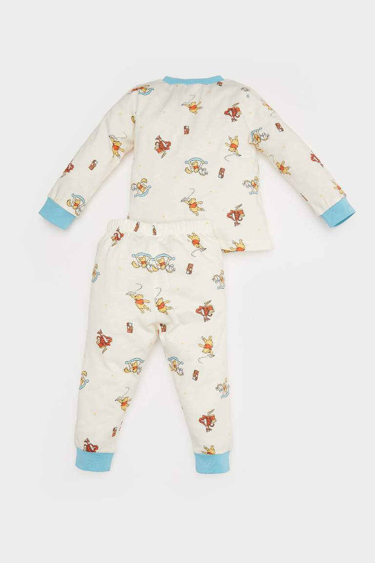 Boy Baby Disney Winnie The Pooh Cotton Top Bottom 2 Piece Pajama Set