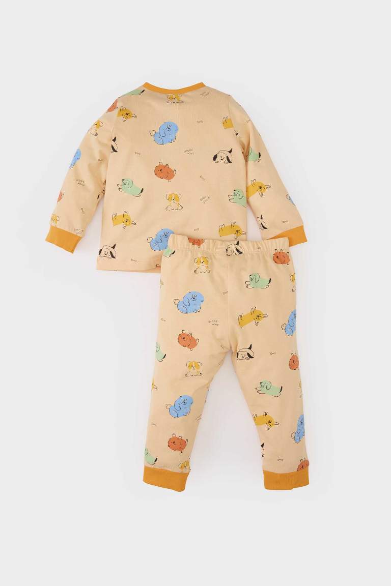 Baby Boy Printed Cotton 2 Piece Pajama Set