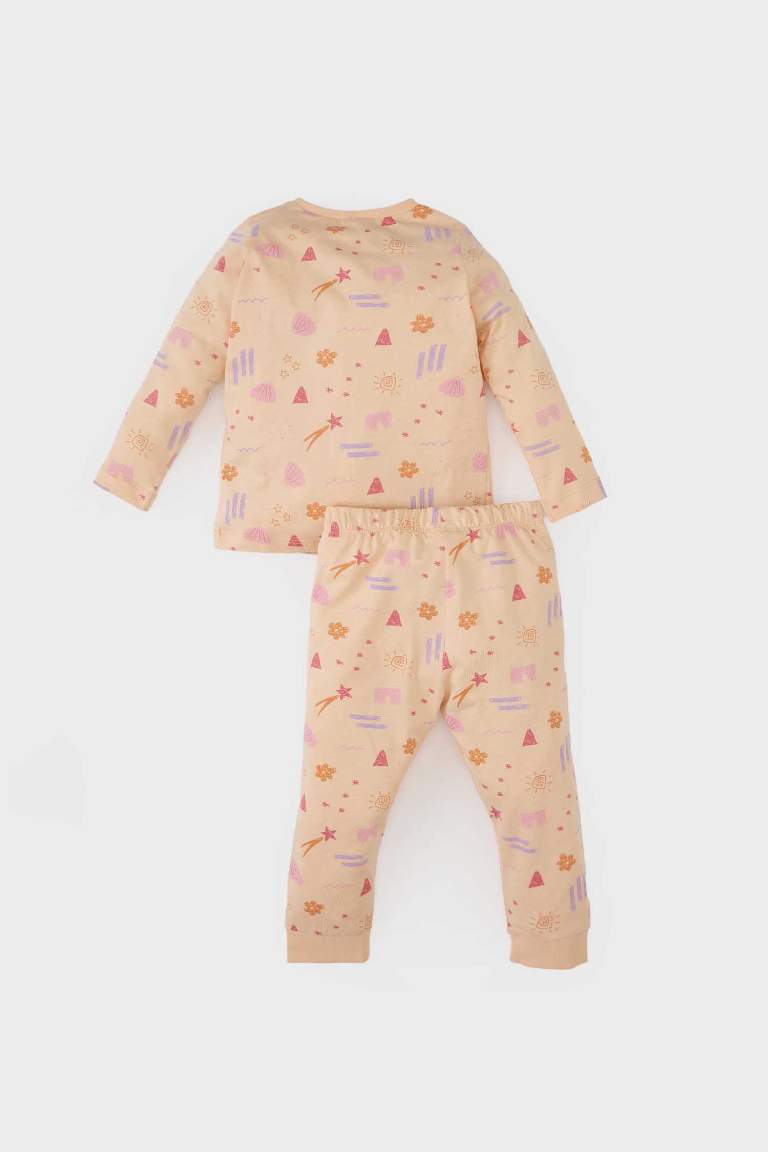 Baby Girl Long Sleeve Cotton 2 Piece Pajama Set