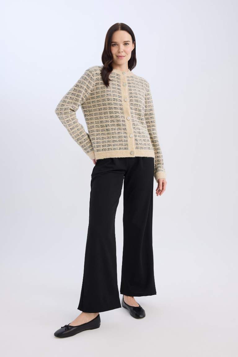 Straight Wide Geniş Paöa Basic Düz Pantolon