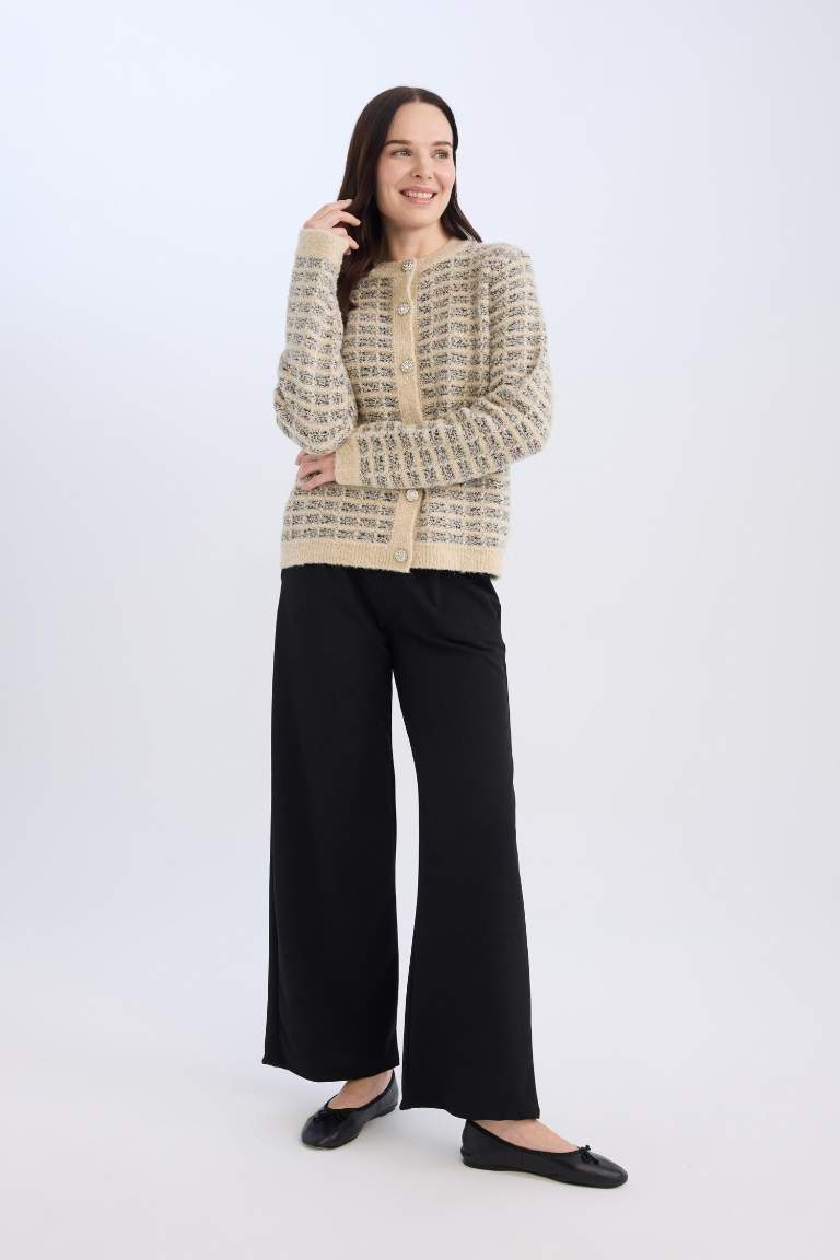 Straight Wide Geniş Paöa Basic Düz Pantolon