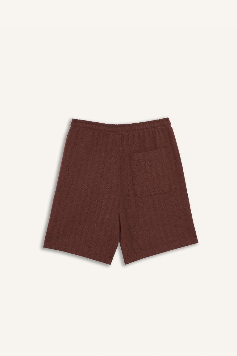 Бермуды Regular Fit из жаккардовой ткани