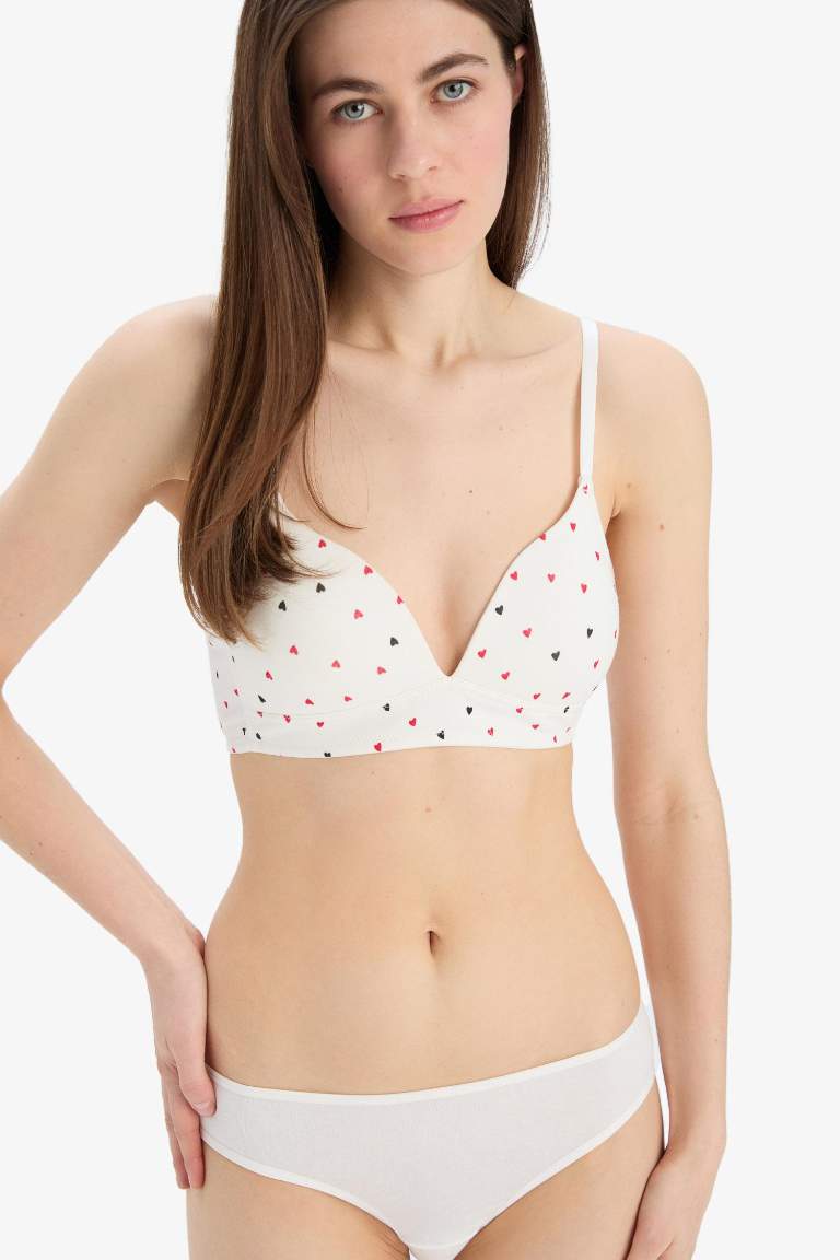Kalp Desenli First Bra-Fall in Love
