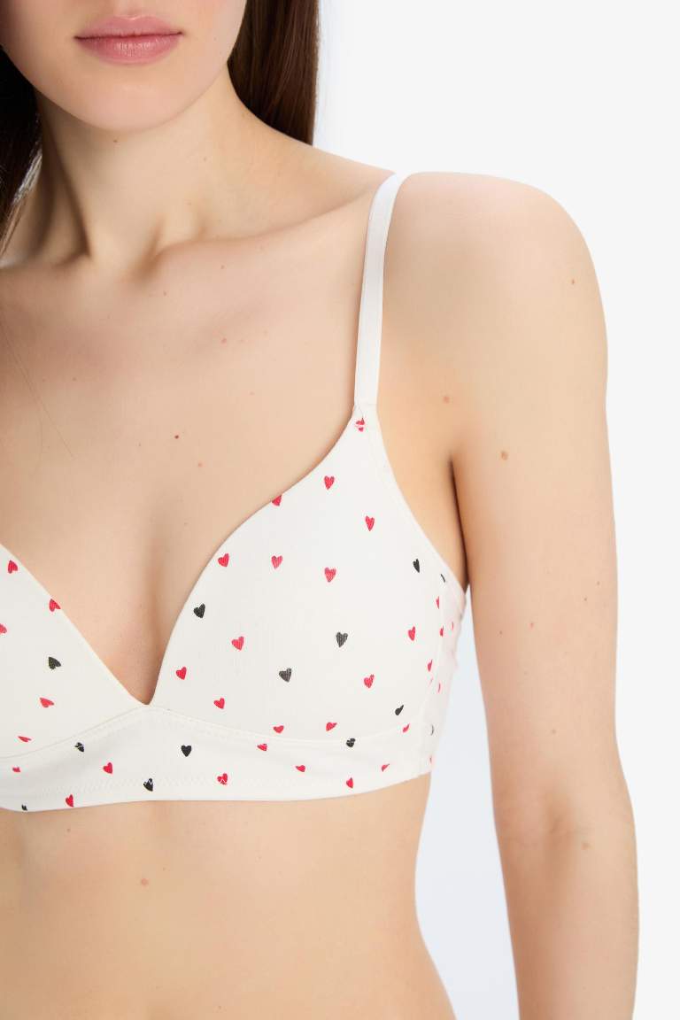 Kalp Desenli First Bra-Fall in Love