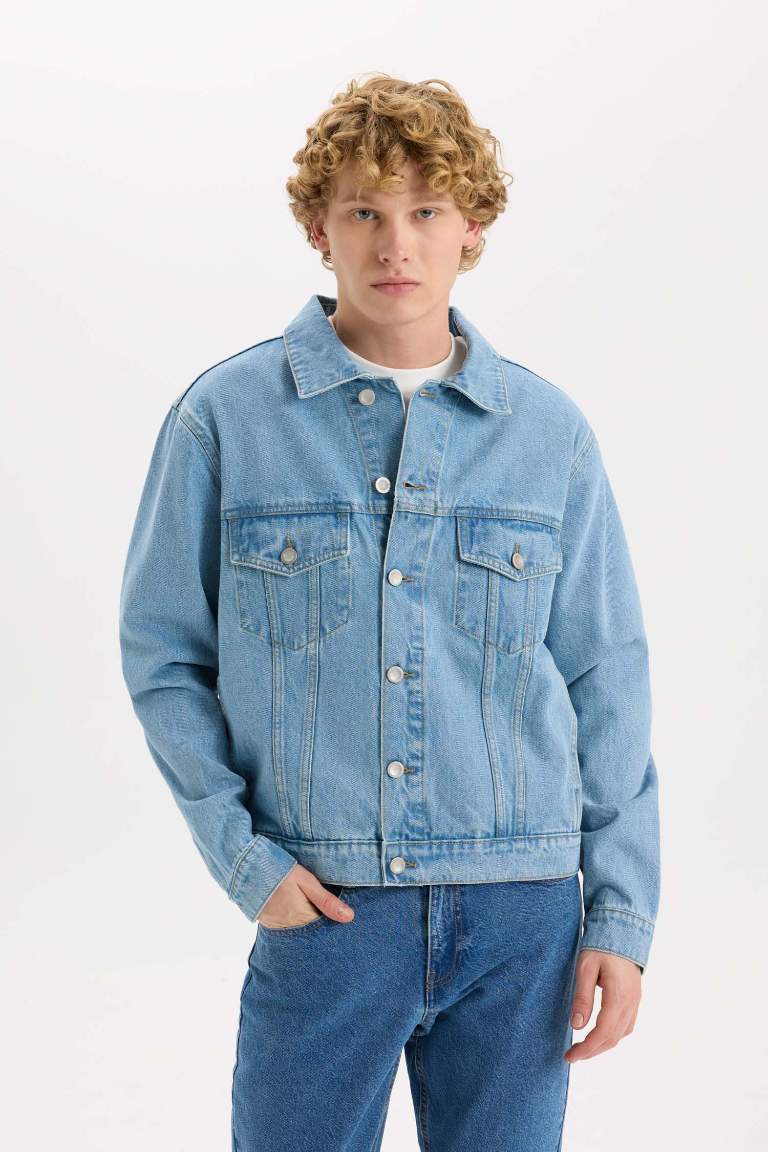 Veste en jean Coupe régulière