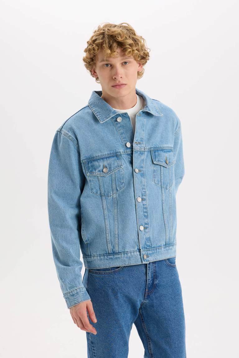 Veste en jean Coupe régulière