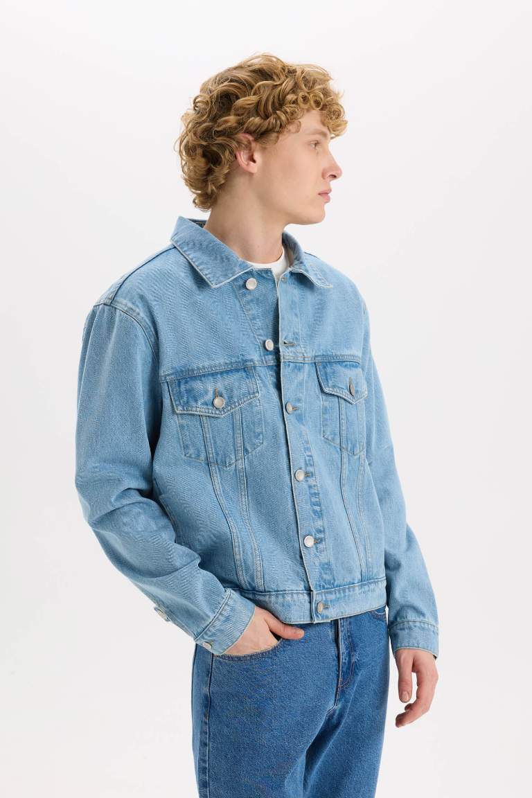 Veste en jean Coupe régulière