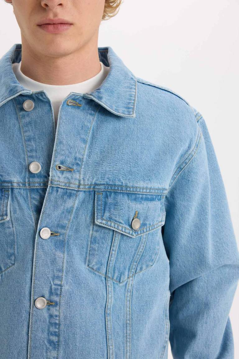 Veste en jean Coupe régulière