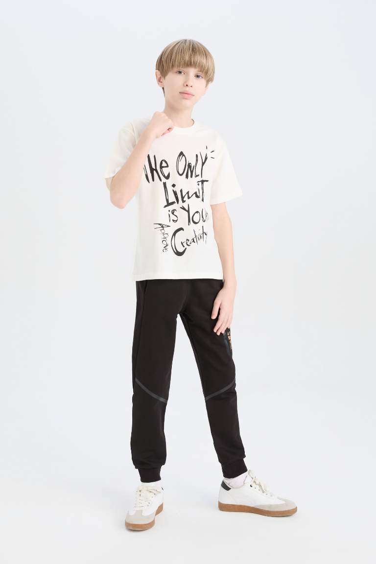 Boy Crew Neck Printed Short Sleeve T-Shirt