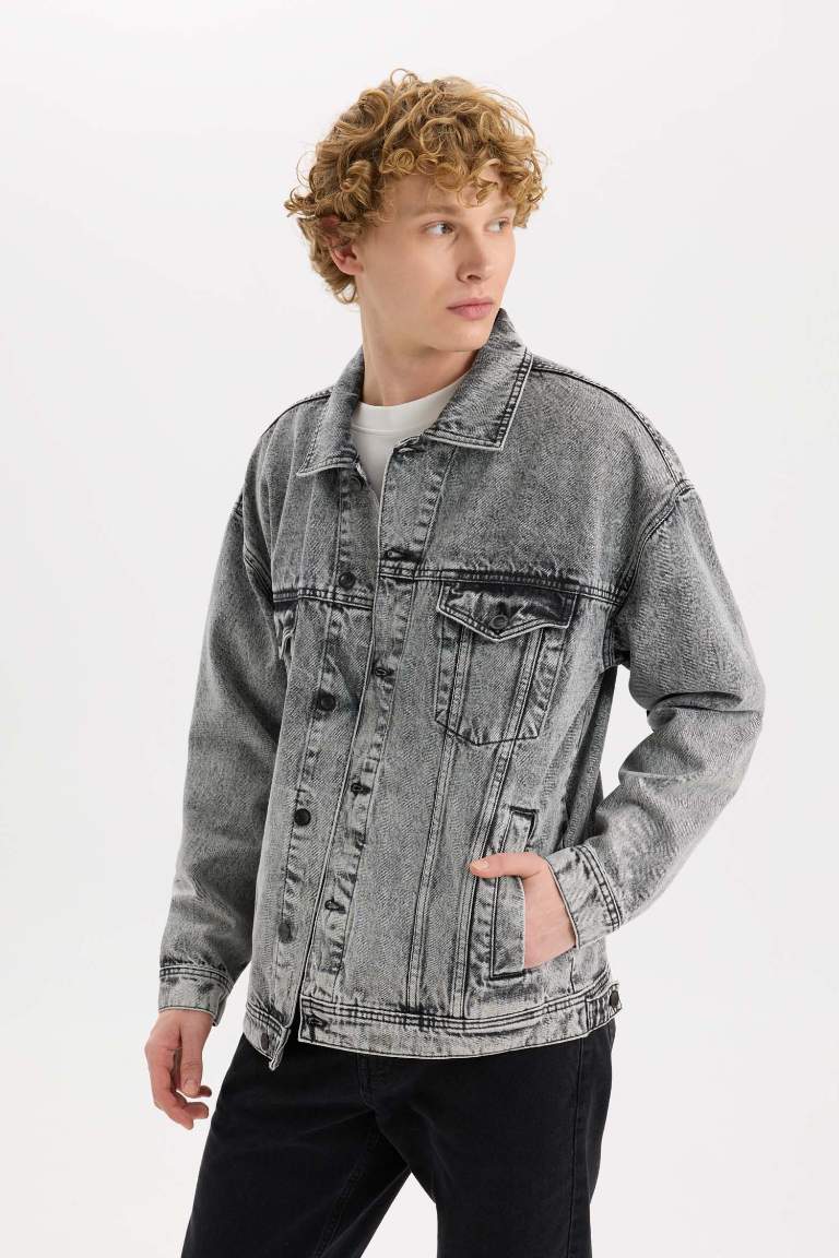 Veste en jean oversize