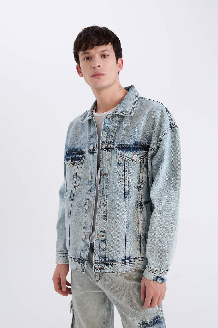 Veste en jean coupe oversize