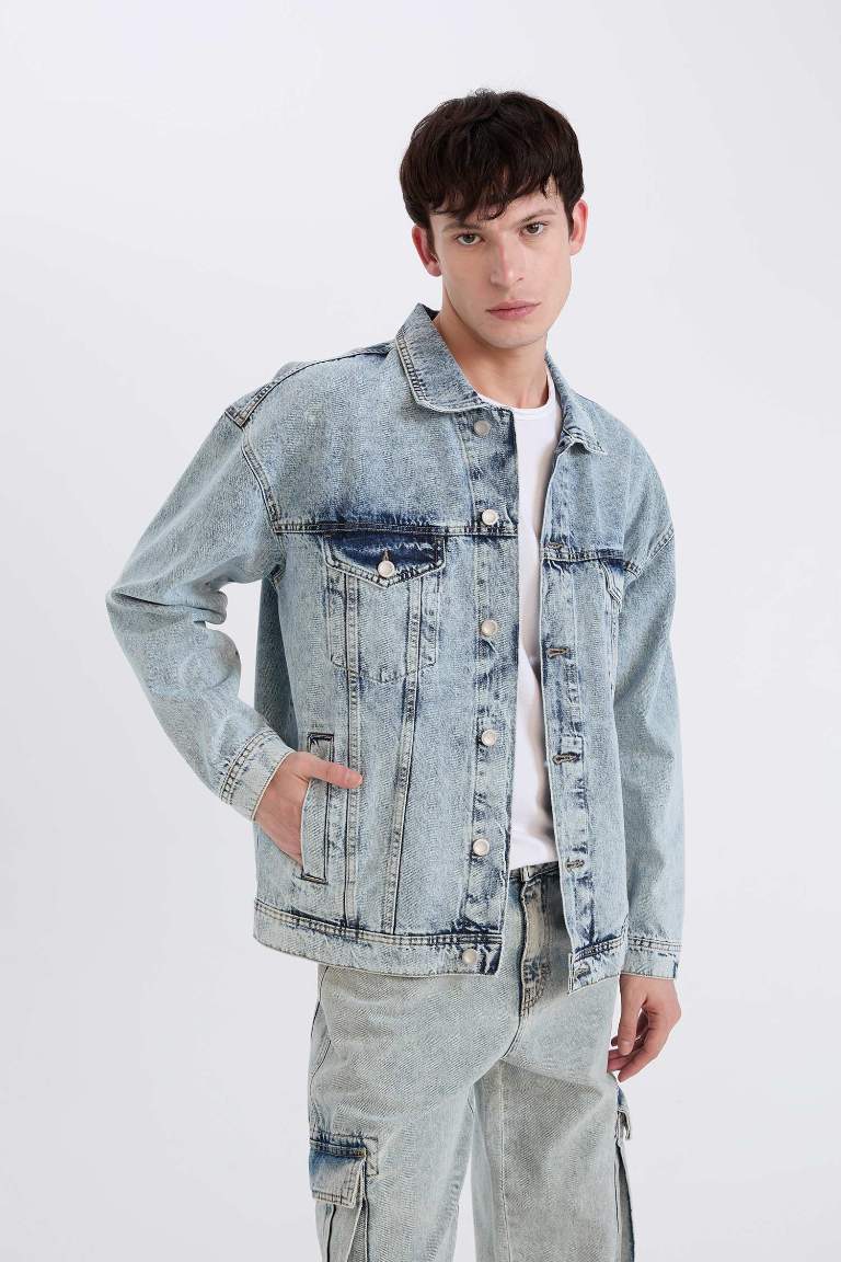 Veste en jean coupe oversize