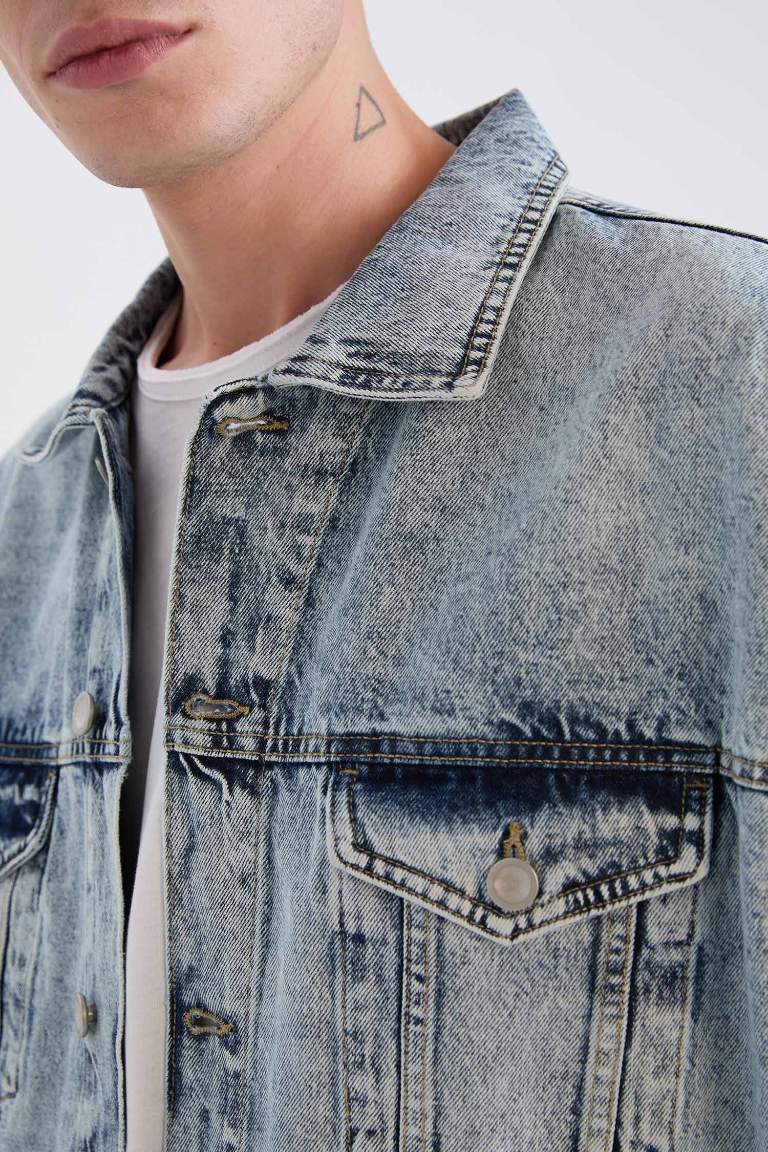 Veste en jean coupe oversize