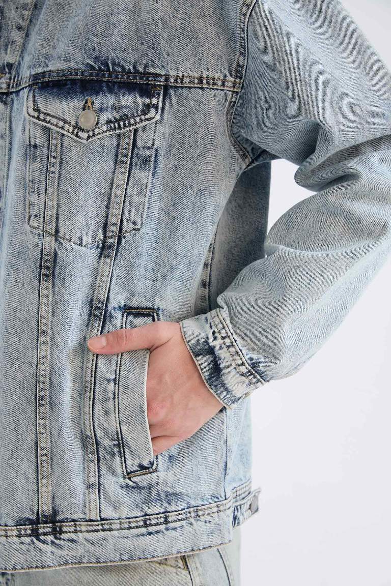 Veste en jean coupe oversize