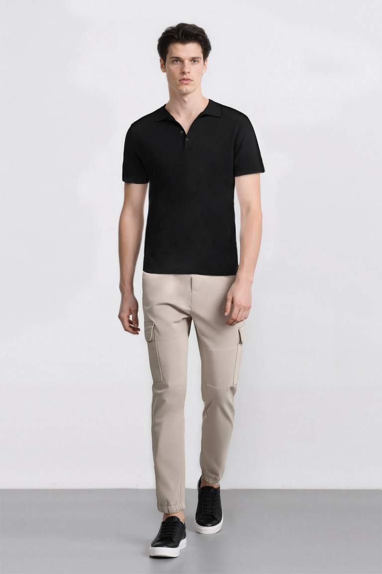 Elastic Waist Elastic Leg Jogger Cargo Pants