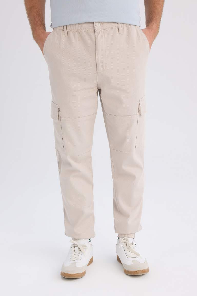 Elastic Waist Elastic Leg Jogger Cargo Pants