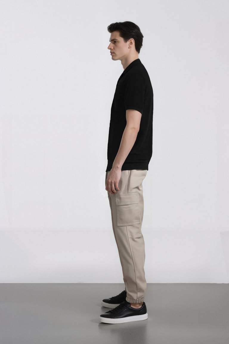 Elastic Waist Elastic Leg Jogger Cargo Pants