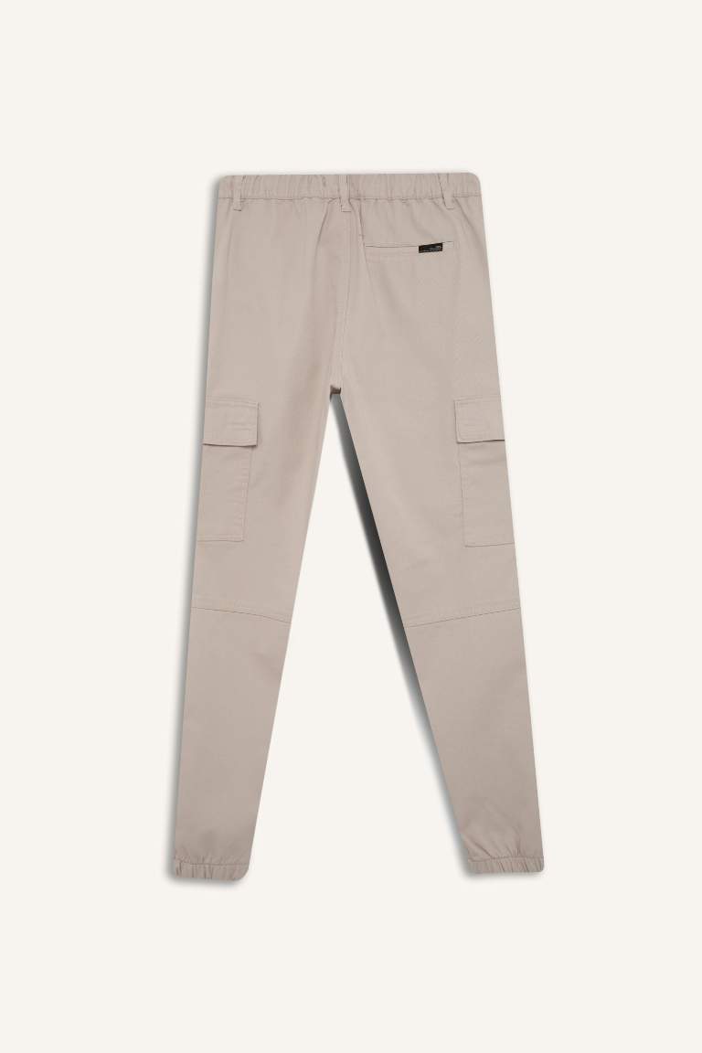 Elastic Waist Elastic Leg Jogger Cargo Pants