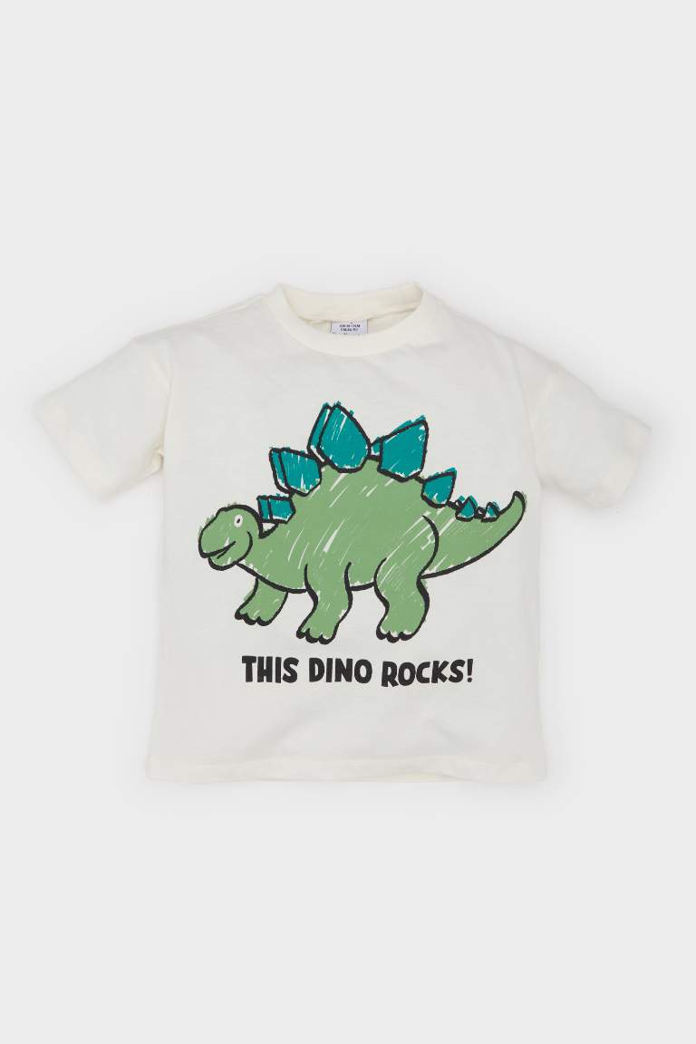 Baby Boy Dinosaur Printed T-Shirt