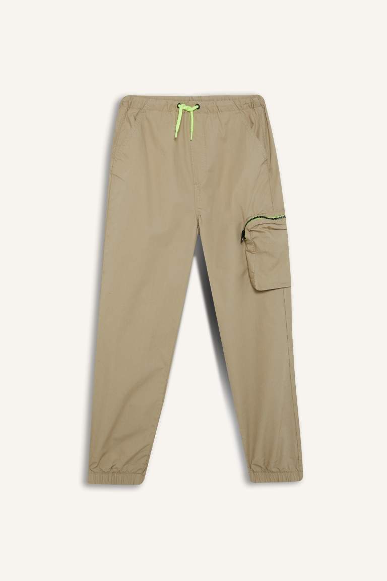 Boy Jogger Leg Parachute Cargo Pants