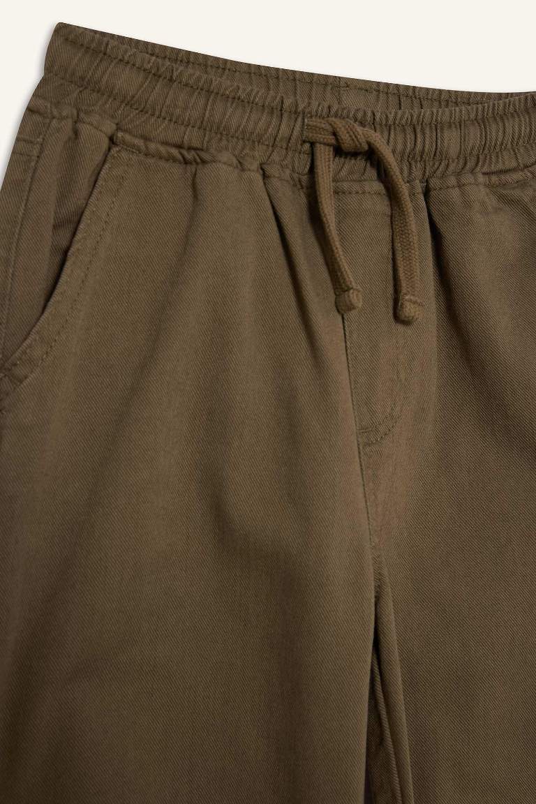 Boy Jogger Leg Gabardine Trousers