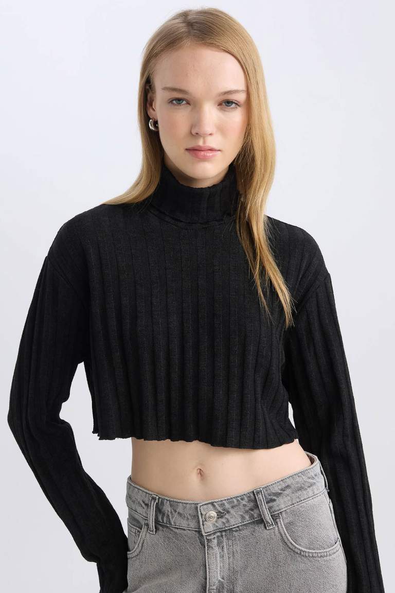 Basic Ribbed Camisole Crop Top T-Shirt