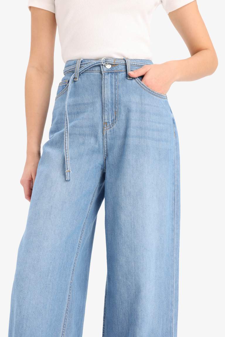 Wide Leg Wide Leg Soft Jeans Trousers