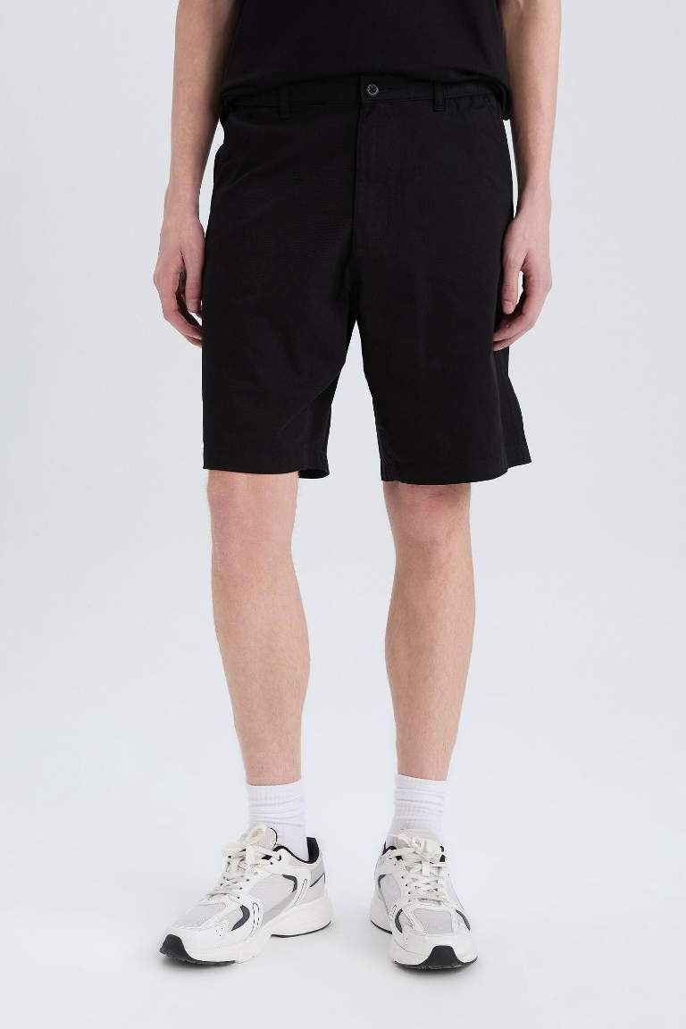 Regular Fit Хлопковые Бермуда