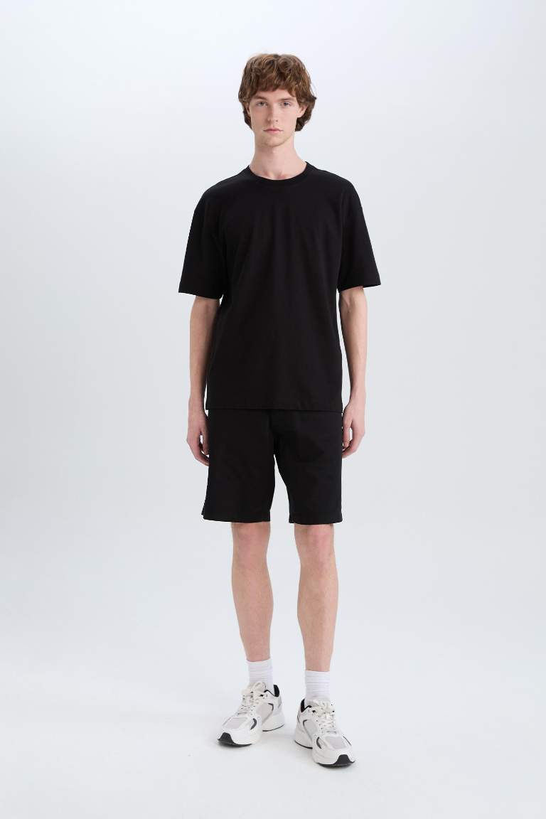 Regular Fit Хлопковые Бермуда