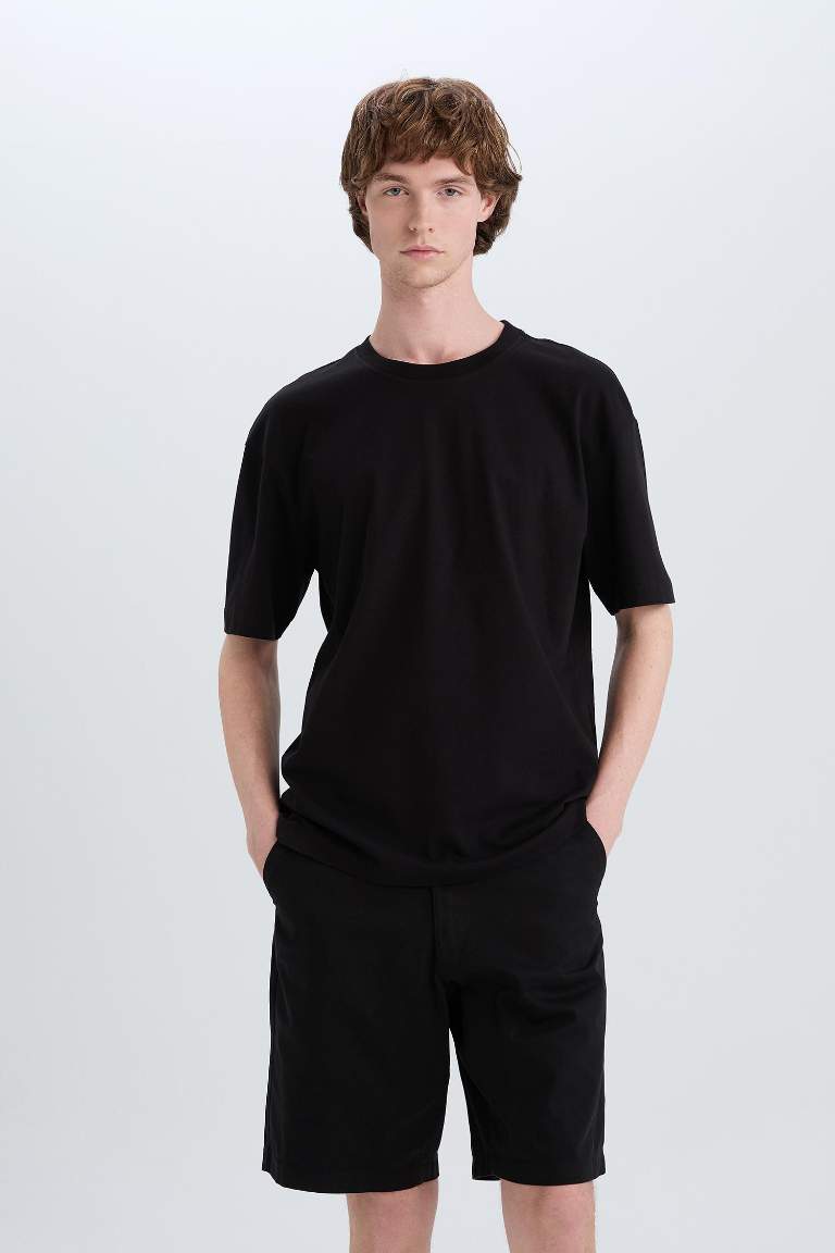 Regular Fit Хлопковые Бермуда