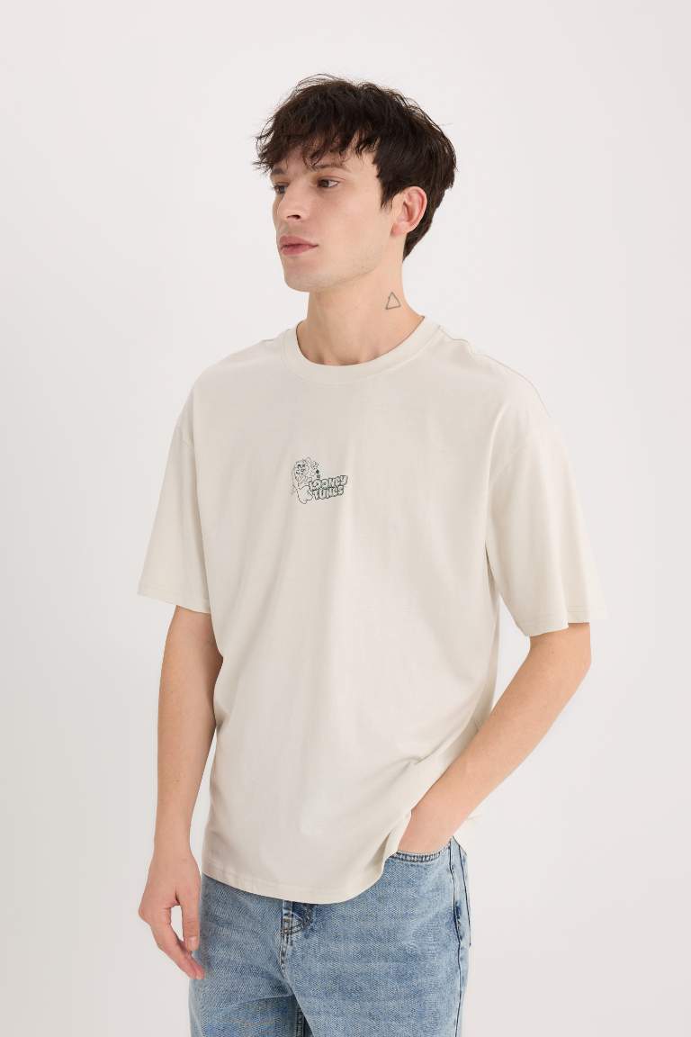 Looney Tunes Boxy Fit Crew Neck T-Shirt