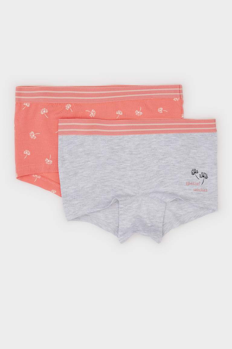 Lot de 2 boxers imprimés pour fille