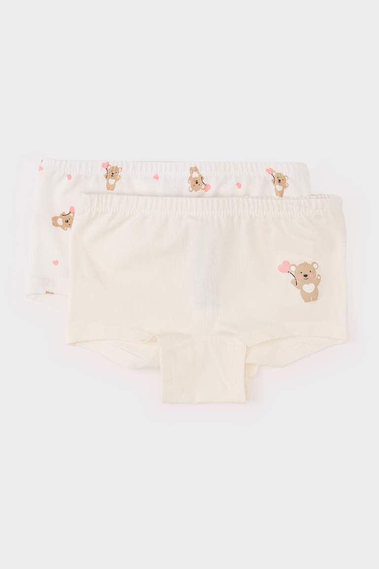 Lot de 2 boxers imprimés pour fille