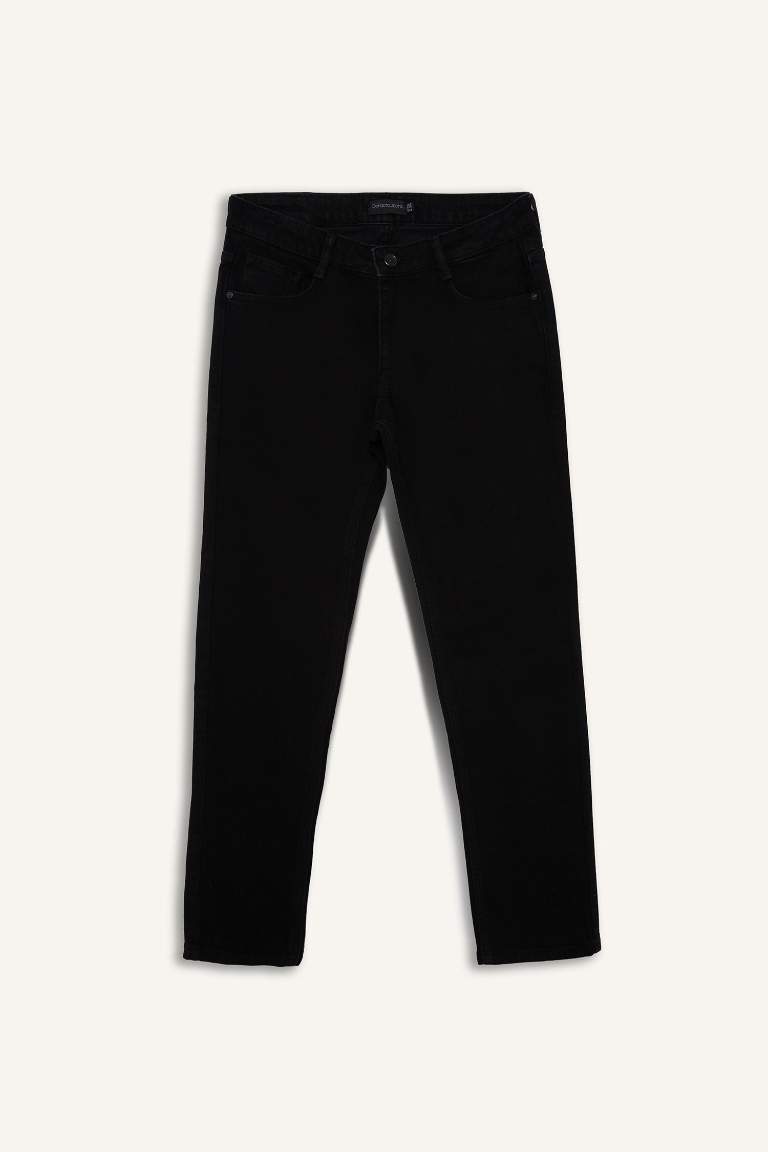 Pedro Slim Fit Dar Kalıp Normal Bel Dar Paça Jean Pantolon