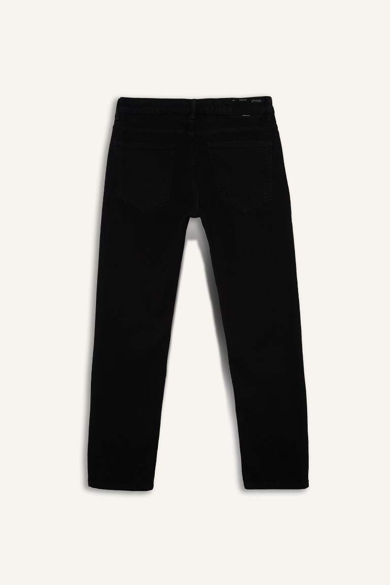 Pedro Slim Fit Dar Kalıp Normal Bel Dar Paça Jean Pantolon