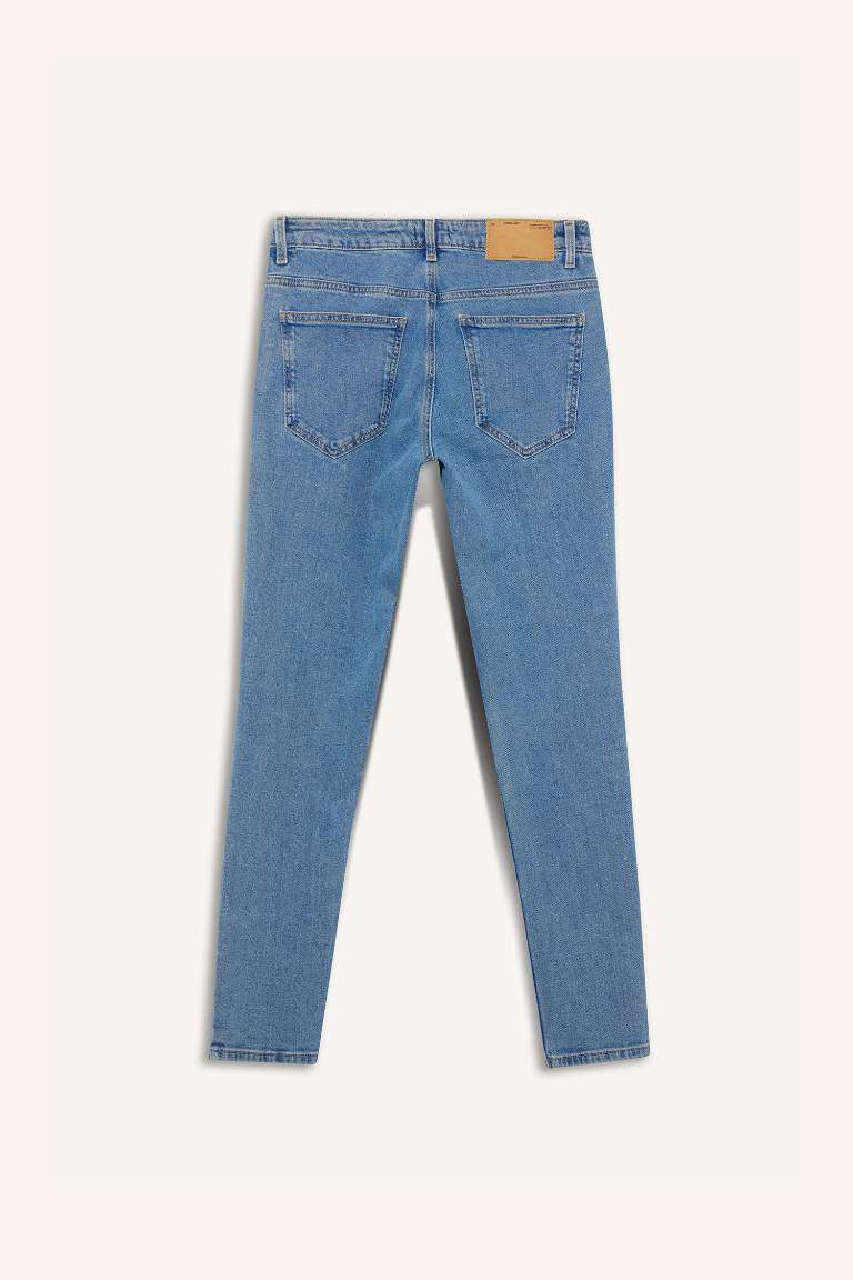 Pedro Slim Fit Dar Kalıp Normal Bel Dar Paça Jean Pantolon