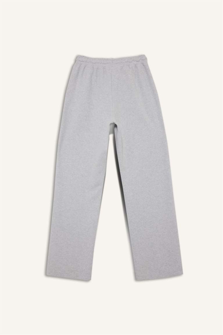 Wide Leg Beli Bağcıklı Cepli Eşofman Altı