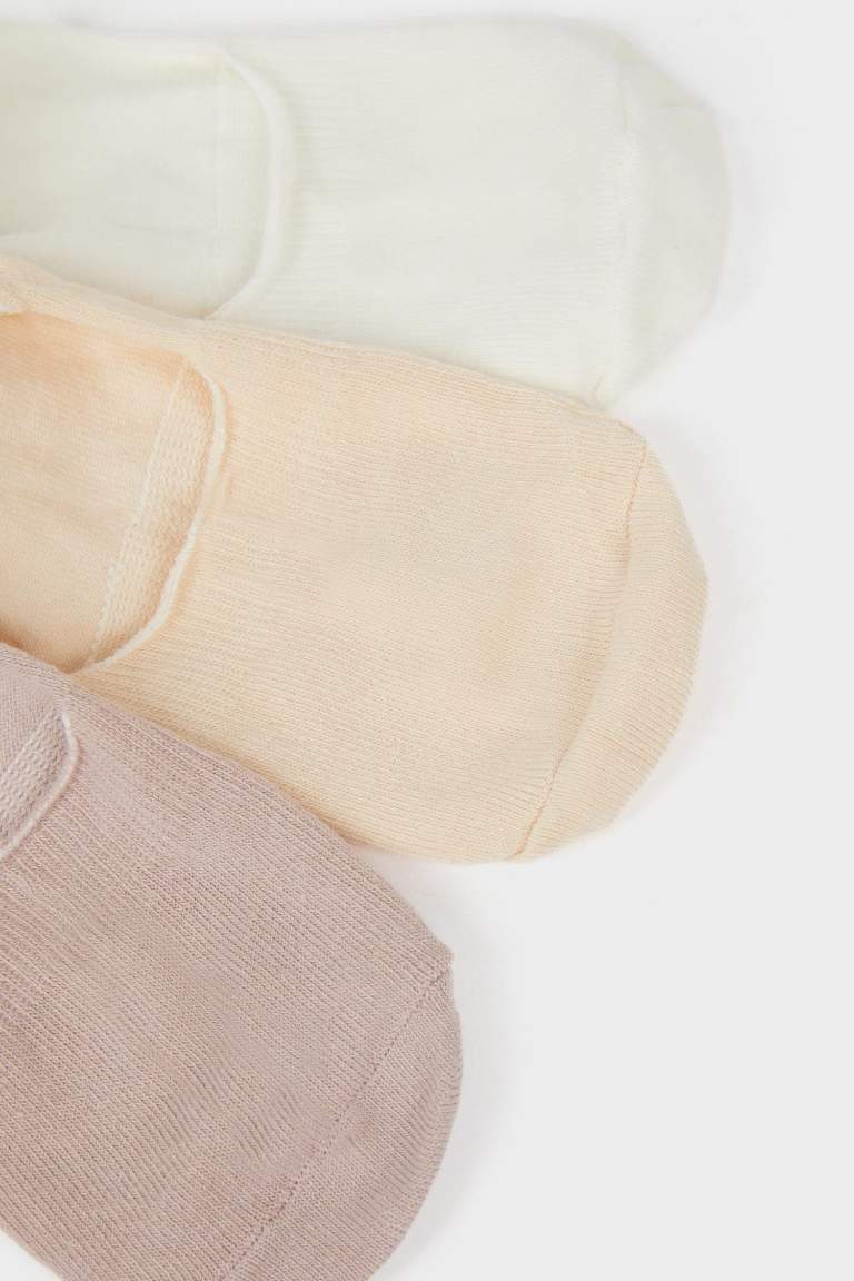 Женские носки-подследники из хлопка, 3 штуки