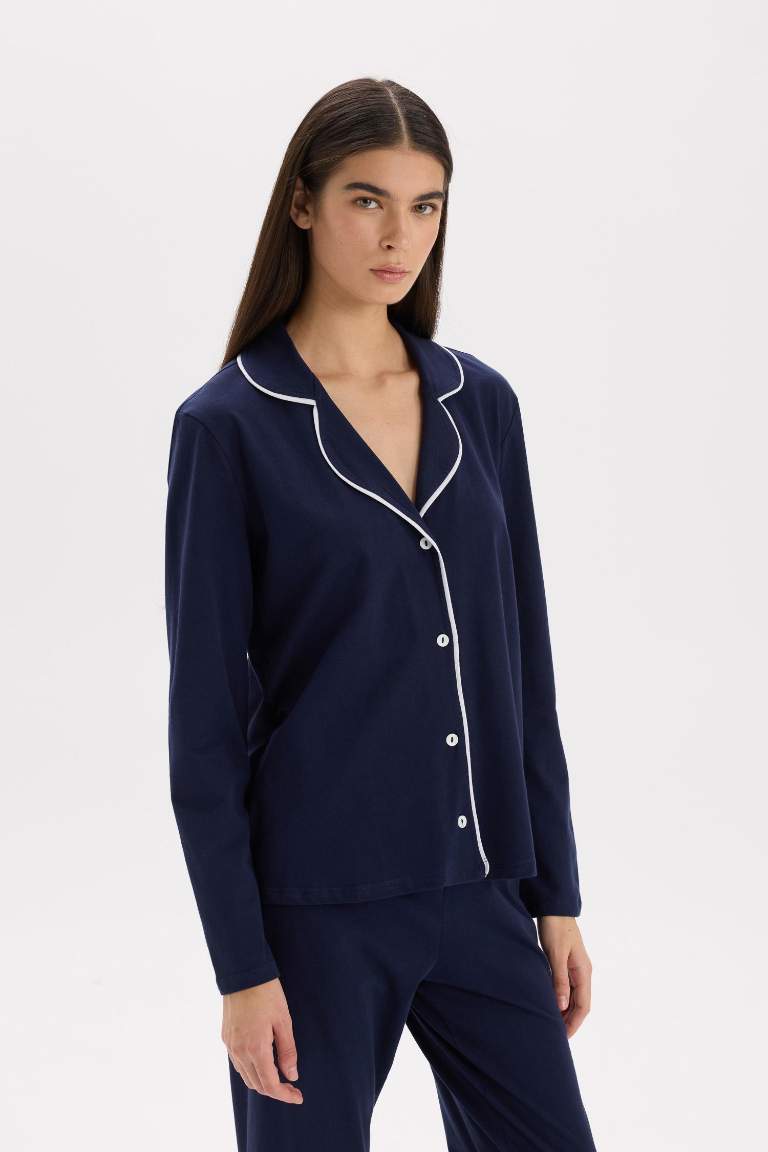 Pijama Takımı Regular Fit Uzun Kollu Üst Uzun Altı-Fall in Love