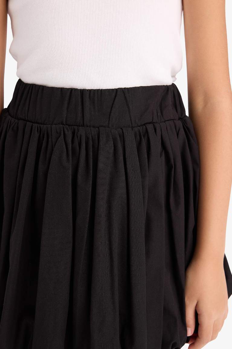 Girl Poplin Balloon Fit Skirt