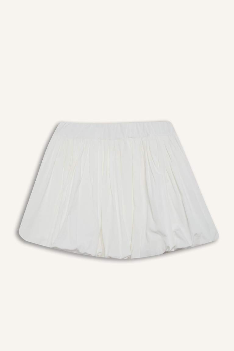 Girl Poplin Balloon Fit Skirt