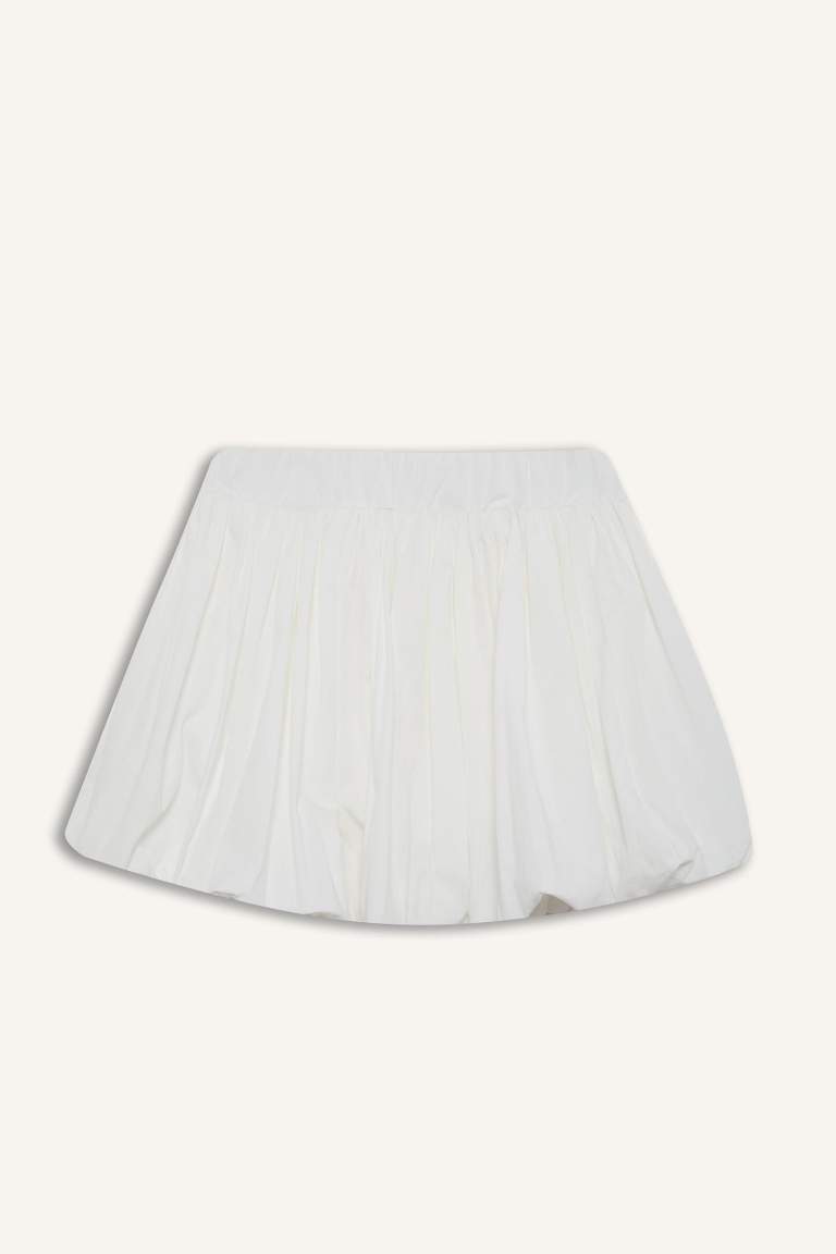 Girl Poplin Balloon Fit Skirt